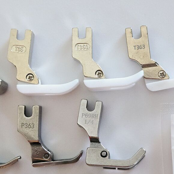 Industrial Needle Feed Sewing Machine Zipper Foot Set 25 Different + Storage Box - Picture 8 of 15